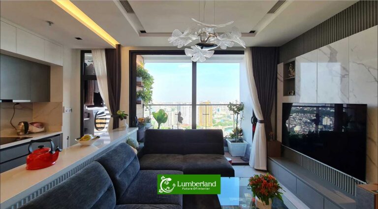 Đường nét đơn giản gọn gàng dễ tạo không gian rộng thoáng và tinh tế