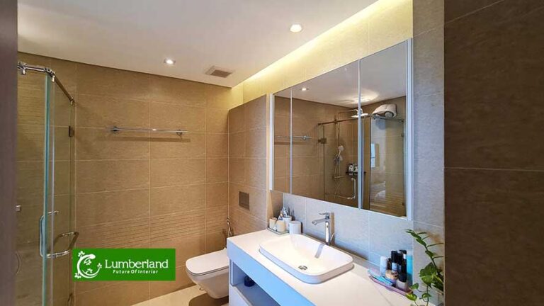 Khu vực nhà tắm được thiết kế sang trọng, hiện đại