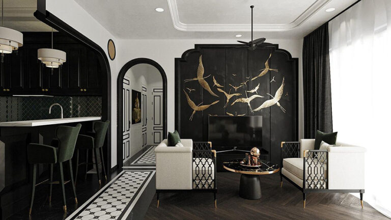 Sự kết hợp giữa các tone với nhau mang lại cảm giác đay không chỉ là ngôi nhà mà còn là một bức tranh, một tác phẩm nghệ thuật