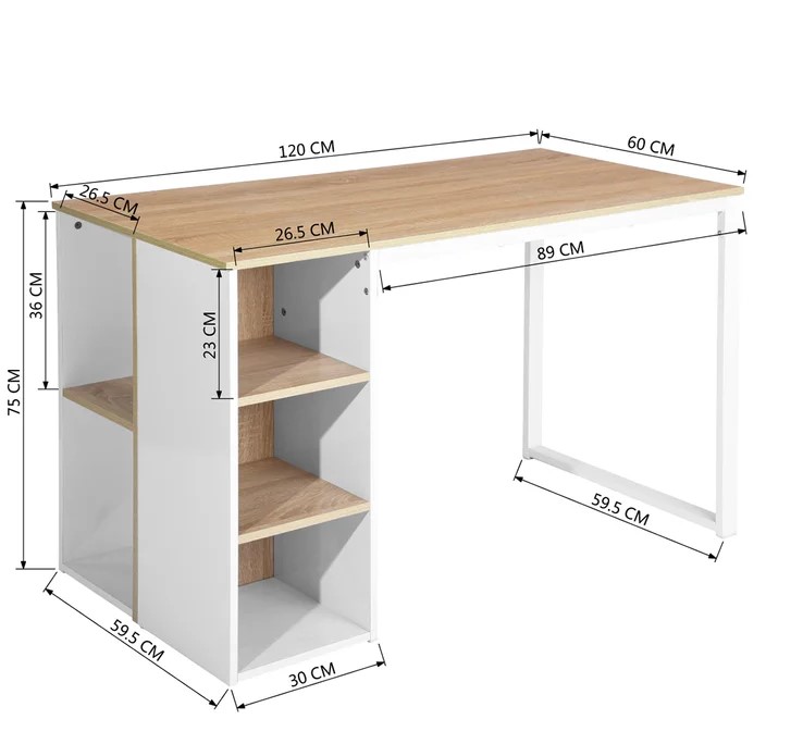 Kích thước đặt chuẩn để cho bé thoải mái học tập