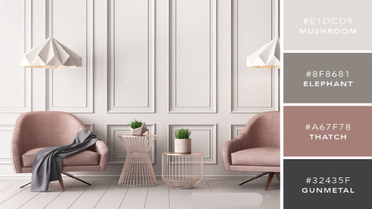 Gam màu ấm thể hiện sự đơn giản, hiện đại