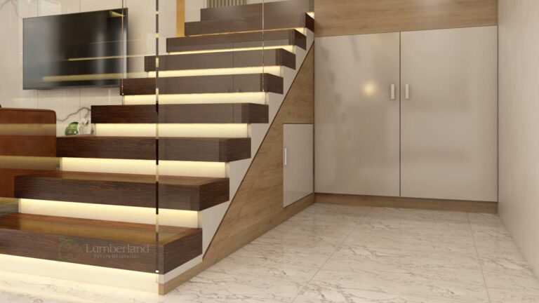 Gia chủ có thể cất những đồ dụng gia dụng bên trong gọn gàng, sạch sẽ