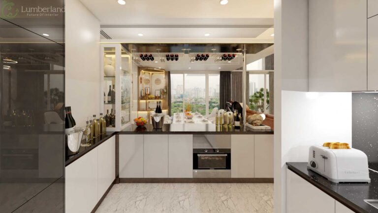 Khung cảnh lãng mạng mang lại cảm hứng tuyệt vời cho gia chủ để mang đến những món ăn ngon cho người thân trong gia đình của mình