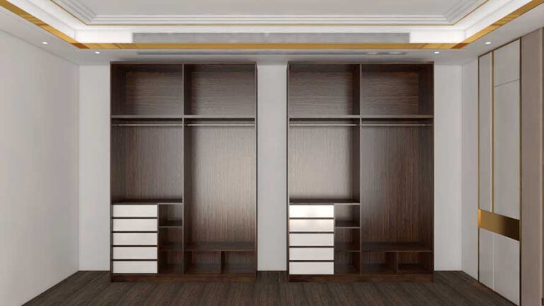 Kích thước vách ngăn được bố trí đồng điều