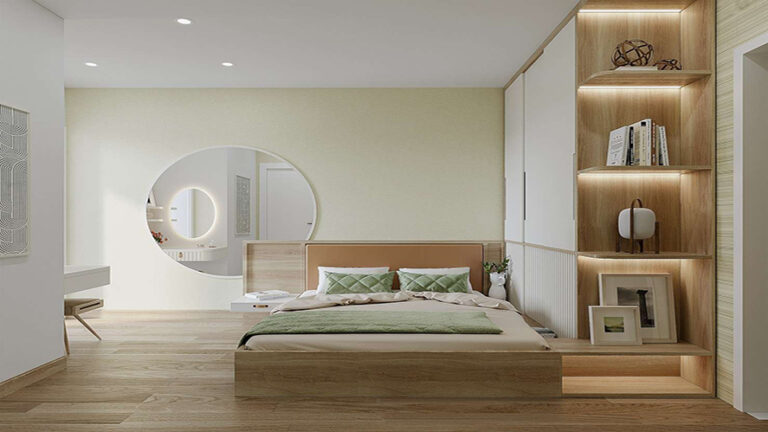 Sử dụng gương để phản yếu ánh sáng vào căn nhà