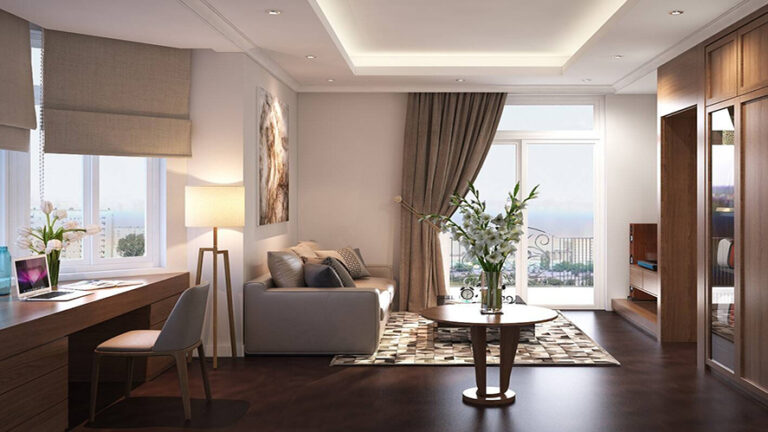 Sử dụng đèn âm trần để tiết kiệm không gian diện tích căn phòng